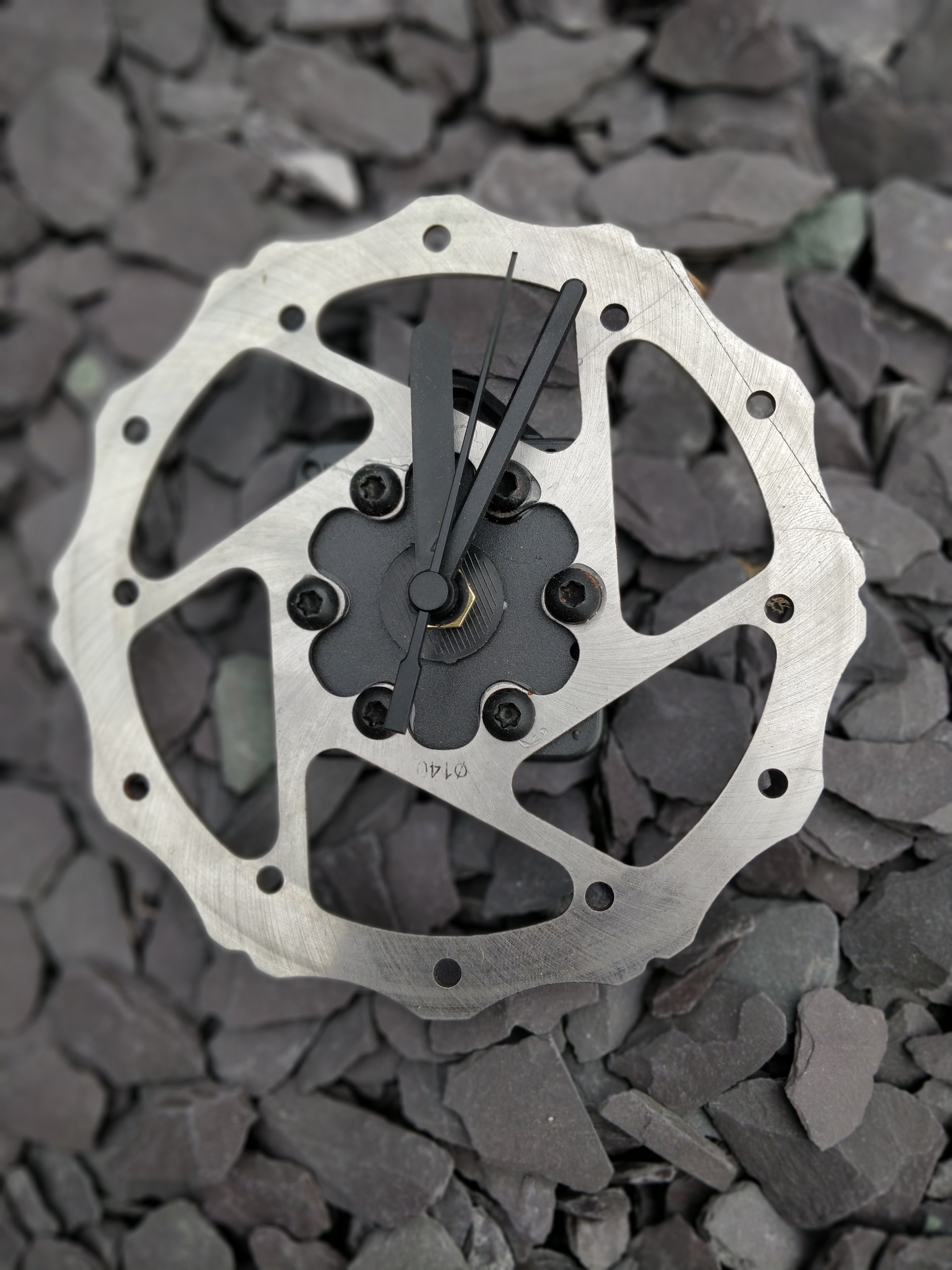 Disc brake rotor clock from Outfit Moray Bike Revolution