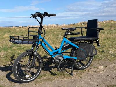 Tern cargo bike Tern Cargo bike for hire from Outfit Moray