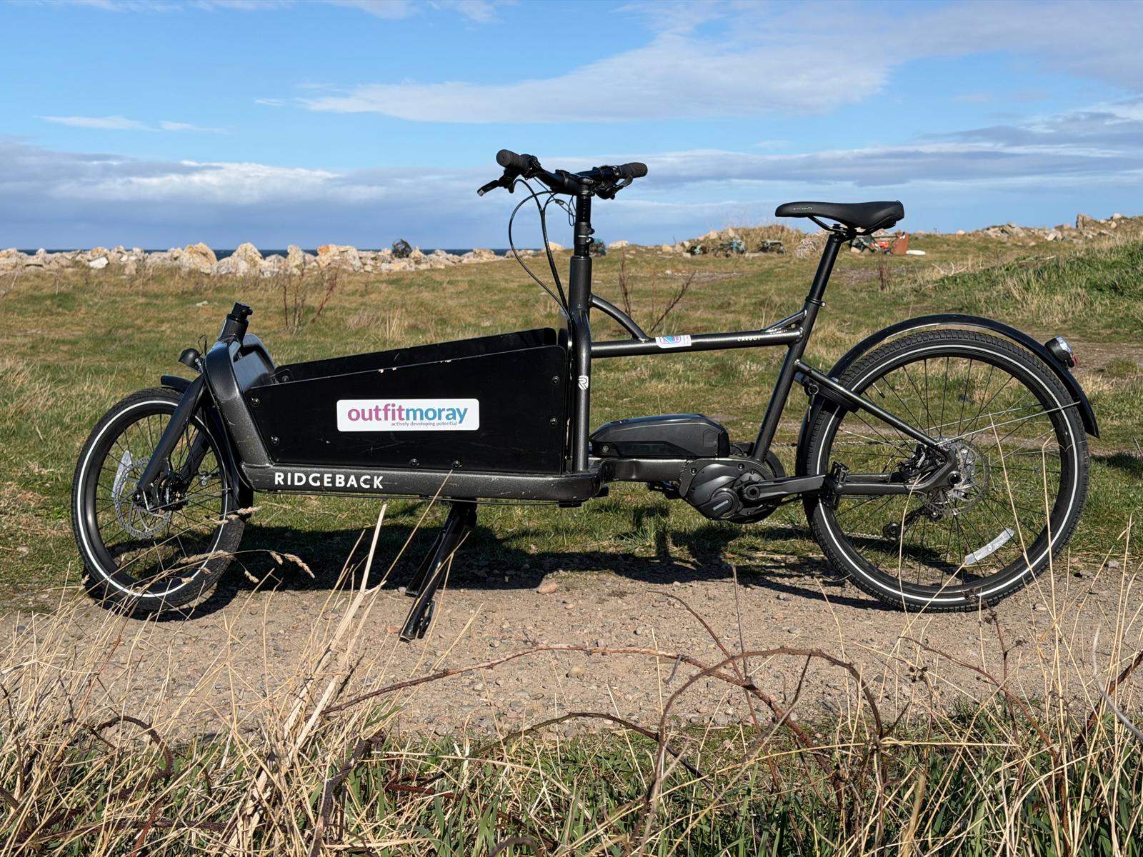 Tern Cargo Bike Tern Cargo bike for hire from Outfit Moray